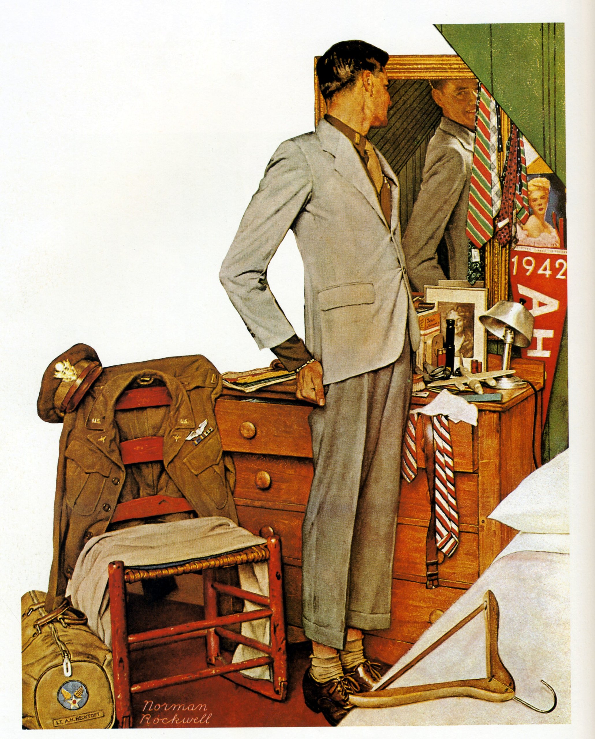 Norman Rockwell アート作品集 Amazon.com: Norman Rockwell Willie Gillis Civilian 1945 Art